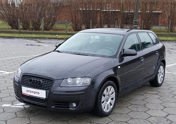 Audi A3 cena 24500 przebieg: 199000, rok produkcji 2007 z Ciężkowice małe 529